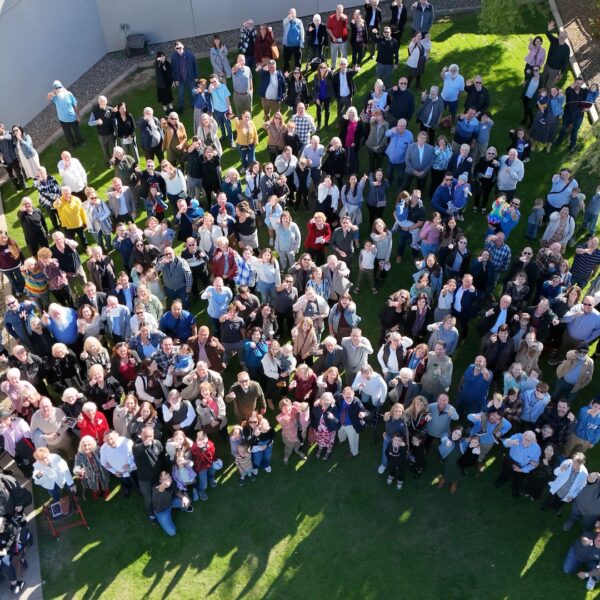 Gethsemane Church 50th Anniversary Group Picture Above Wave